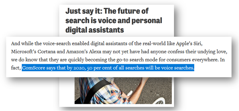 just say it the future of search is voice and personal digital assistants