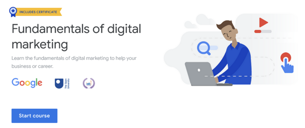 cursos de marketing digital por google